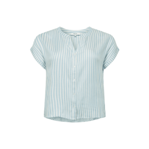 ABOUT YOU Curvy Bluză 'Leonie' alb / albastru imagine