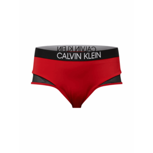 Calvin Klein Swimwear Slip costum de baie roșu / negru / alb imagine