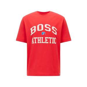 BOSS Casual Tricou 'Russell Athletic' roșu / alb / albastru imagine
