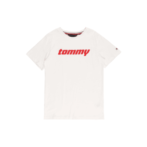 TOMMY HILFIGER Tricou alb / roșu deschis / bleumarin imagine