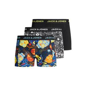 Jack & Jones Junior Chiloţi 'Sugar' negru / alb / albastru noapte / albastru deschis / portocaliu imagine