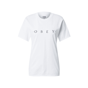 Obey Tricou 'NOVEL' alb / negru imagine