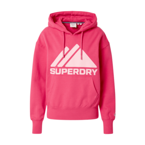 Superdry Bluză de molton roz închis / roz pastel imagine