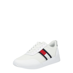 Tommy Jeans Sneaker low alb / roșu / bleumarin / argintiu imagine