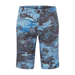 TOMMY HILFIGER Pantaloni 'Hawaiian' albastru noapte / albastru deschis / verde pin imagine