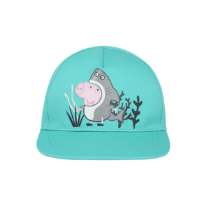 NAME IT Pălărie 'PEPPA PIG' turcoaz / gri piatră / negru / alb / roz imagine