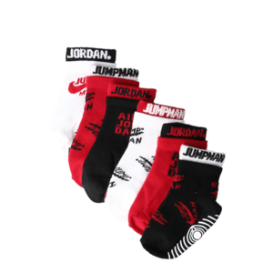 Jordan Șosete roșu / alb / negru imagine