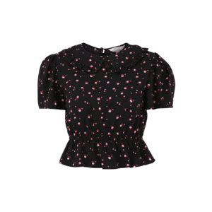 Miss Selfridge Petite Bluză negru / roz deschis / alb / roșu imagine