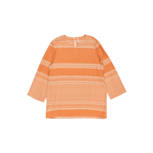 KIDS ONLY Bluză 'NELLA' portocaliu închis / alb imagine