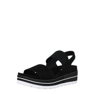 BULLBOXER Sandale negru / alb imagine