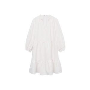 MANGO Rochie tip bluză 'jane' alb / gri deschis imagine