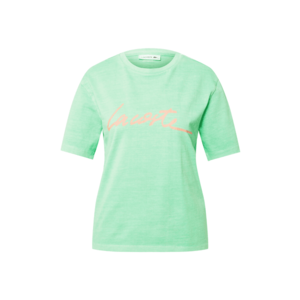 LACOSTE Tricou verde mentă / roz imagine