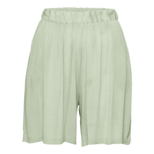 ICHI Pantaloni verde pastel imagine
