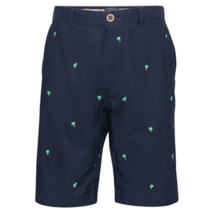 COLOURS & SONS Pantaloni eleganți verde deschis / albastru închis / maro deschis imagine