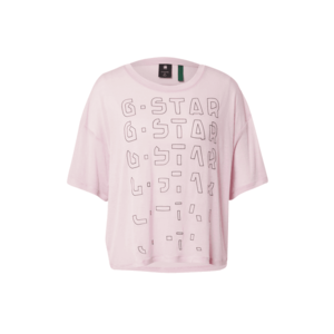 G-Star RAW Tricou 'Sheer' roz / negru imagine