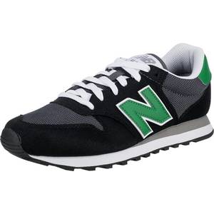 new balance Sneaker low negru / alb / gri închis / verde iarbă imagine