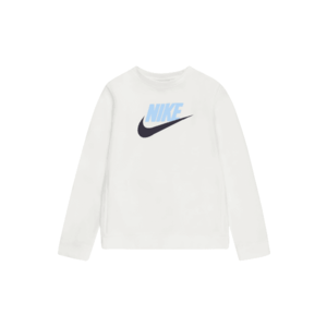 Nike Sportswear Bluză de molton alb / albastru / negru imagine