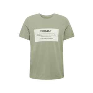 ECOALF Tricou 'NEW NATAL' verde deschis / alb natural imagine