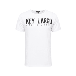 Key Largo Tricou alb / negru imagine