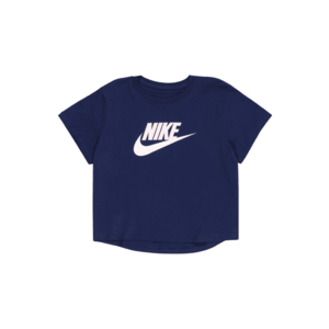Nike Sportswear Tricou albastru marin / alb / roz imagine