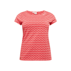Ragwear Plus Tricou 'MINT CHEVRON' roșu pastel / alb imagine
