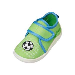 PLAYSHOES Papuci de casă 'Fußball' verde / albastru / alb / negru imagine