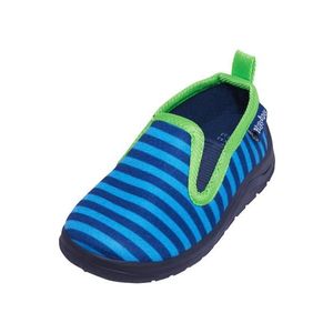 PLAYSHOES Papuci de casă 'Ringel' albastru marin / azuriu / verde limetă imagine