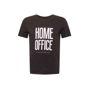 EINSTEIN & NEWTON Tricou 'Home Office' negru / alb imagine