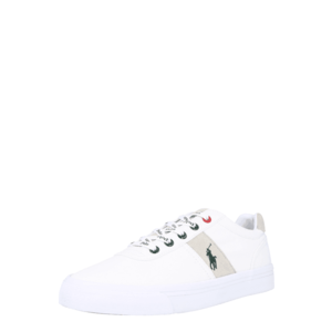 Polo Ralph Lauren Sneaker low 'HANFORD' alb / verde / gri imagine