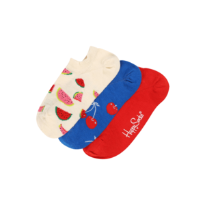 Happy Socks Șosete 'Fruit' crem / albastru / roșu / alb / verde închis imagine