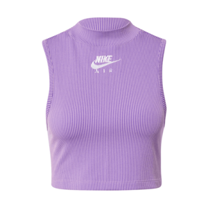 Nike Sportswear Top lila / alb imagine