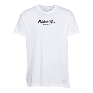 Mitchell & Ness Tricou alb murdar / negru imagine