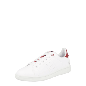 H.I.S Sneaker low alb / roșu carmin imagine