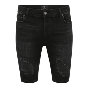 SikSilk Jeans negru imagine