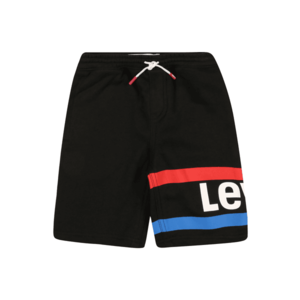 LEVI'S Pantaloni negru / roșu / alb / azuriu imagine