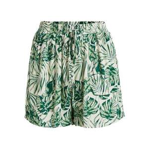 VILA Pantaloni 'VISANNE' verde / alb natural / verde deschis imagine