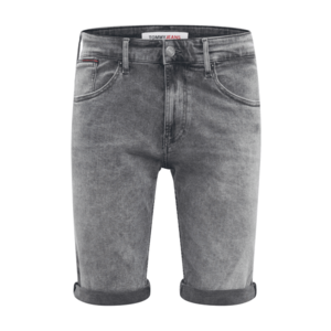 Tommy Jeans Shorts 'RONNIE' gri denim / albastru închis / alb / roșu imagine