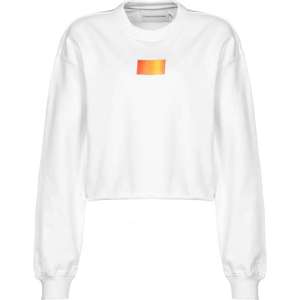 Calvin Klein Jeans Bluză de molton alb / corai / portocaliu somon imagine