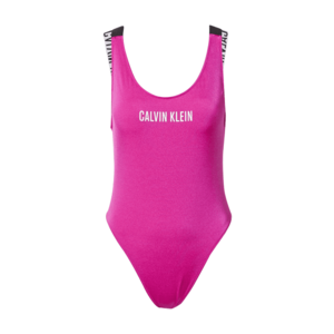 Calvin Klein Swimwear Costum de baie întreg fucsia / negru / alb imagine