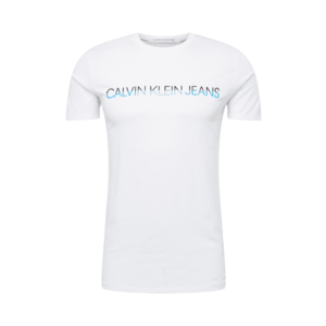 Calvin Klein Jeans Tricou alb / albastru / negru imagine