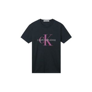 Calvin Klein Jeans Tricou negru / lila / alb imagine