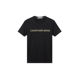 Calvin Klein Jeans Tricou negru / alb / galben imagine