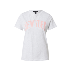 NEW LOOK Tricou 'NEW YORK' gri deschis / roz pastel imagine