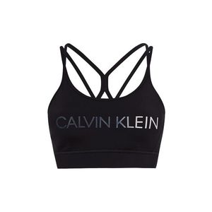Calvin Klein Performance Sutien sport negru / argintiu imagine