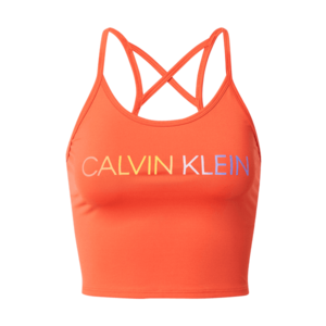 Calvin Klein Performance Sport top portocaliu / argintiu imagine