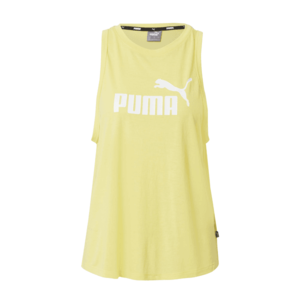 PUMA Sport top galben / alb imagine