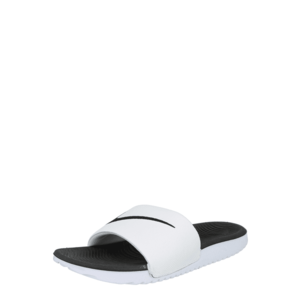 NIKE Flip-flops 'KAWA SLIDE' alb / negru imagine
