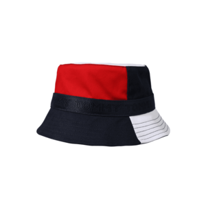TOMMY HILFIGER Pălărie albastru închis / alb murdar / roșu imagine
