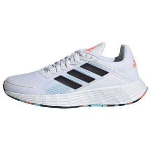 ADIDAS PERFORMANCE Pantofi sport 'Duramo' alb / negru / portocaliu neon / albastru deschis imagine