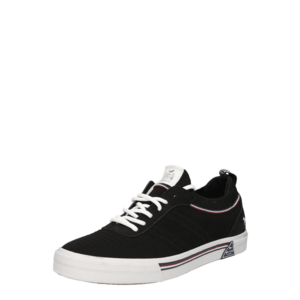 MUSTANG Sneaker low negru / alb / roșu cireș / albastru regal imagine